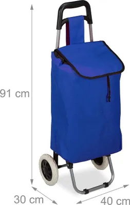 Produktbild von Famanu Einkaufstrolley - Wasserabweisende Einkaufstasche, 25 l