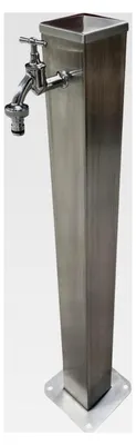 Produktbild von 80 cm Wassersäule aus Edelstahl ohne Schlauchhalter und Schlauchanschluss
