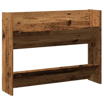 Zdjęcie produktu dla Półka ścienna na buty, stare drewno, 80x18x60 cm