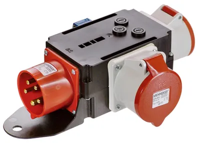Produktbild von as Schwabe CEE-Adapter MIXO MOSEL 1xCEE-Stecker 400V, 32 A, 5-polig - 60525