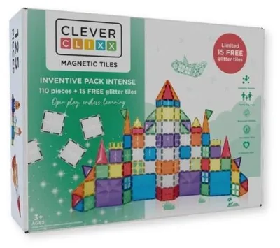 Obrázok produktu pre Magnetická stavebnica 125 dielov, Cleverclixx