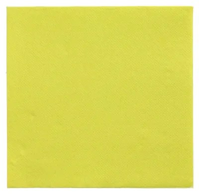 Produktbild von Servietten "DAILY Collection" 1/4-Falz 32 cm x 32 cm limonengrün