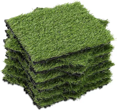 Zdjęcie produktu dla Izrielar, płytki podłogowe, 30x30 cm, 11 sztuk (1 m²) – płytki klick, płytki tarasowe, płytki balkonowe z systemem odprowadzania wody i systemem zatrzaskowym