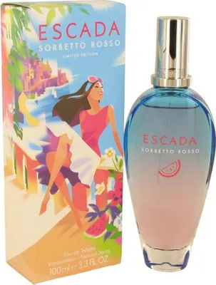 A perfume bottle and its box are displayed side-by-side.