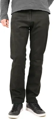Produktbild von MADDOX - Herren Lederhose Lammnubuk graubraun : 52