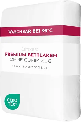 Productafbeelding van Bedlaken glad in verschillende maten, 100% katoen (240 x 290 cm)