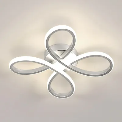 Produktbild von Ceiling Light - Silver Aluminium Frame, Natural Light