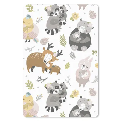 Produktbild von MuchoWow® Mauspad Mousepad Muster - Tiere - Blätter 40x60 cm - Mousepads - Maus Mat - Pad - Mausunterlage - Schreibtisch Accesoire