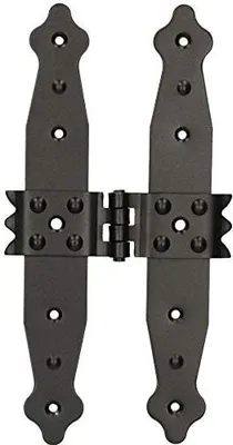 Obrázek produktu pro KOTARBAU® Středový křížový závěs 240 mm Středový závěs pro okenice Závěs pro skládací okenice Černě práškově lakovaný Univerzální závěsy Závěs pro nábytková dvířka Závěs pro spojovací dvířka