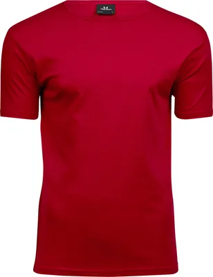 Produktbild von Tee Jays 520 | Mens Interlock Bodyfit T-Shirt - Farbe: Red - Größe: XXL