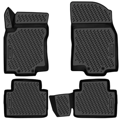Image de ELEMENT Tapis de sol 3D en caoutchouc compatibles avec Nissan X-Trail, 2013-2020 | 4 pièces