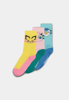 Produktbild von Pokémon Socken 3er-Pack Crew 35-38