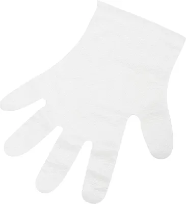 Obrázok produktu pre Jednorazové plastové rukavice 100 ks. 6 g 26 x 24 štandardné