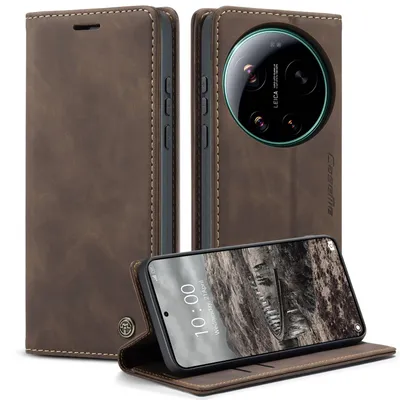 Produktbild von Xiaomi 17 Ultra Hülle - CaseMe 013 Klapphülle - Dunkelbraun