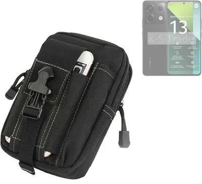 Produktbild von K-S-Trade Gürtel Tasche kompatibel mit Xiaomi Redmi Note 13 Pro 5G Gürteltasche Holster Schutz Hülle Handy Hülle Smartphone outdoor Handy-Hülle