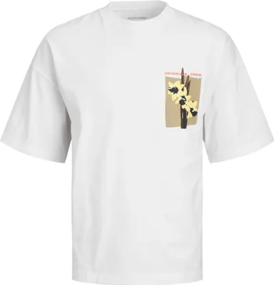 Produktbild von Jack & Jones Sequoia Graphic Kurzarm-t-shirt Weiß S Mann Weiß S