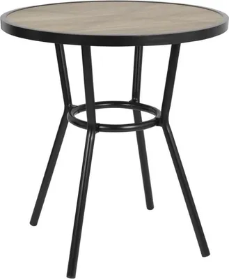 Image de Table ronde d'extérieur Bolero Marston noire 700 mm
