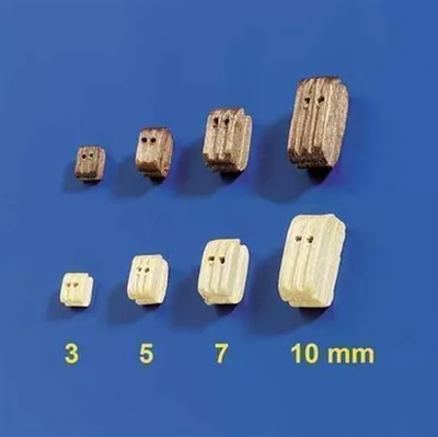 Produktbild von Krick Doppelblöcke 7mm (10 Stück)