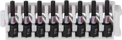 Productafbeelding van Bosch Impact Control schroefbitset (8 stuks, maat T15) - Artikelnummer: 2608522379