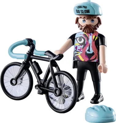 Produktbild von PLAYMOBIL Rennradfahrer Paul, 4 Jahr(e), Mehrfarbig, Kunststoff