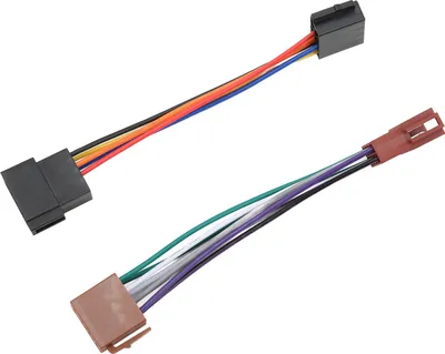 Zdjęcie produktu dla Złącze radiowe ISO Adapter wiązki przewodów Wtyczka męska do żeńskiej 16-pinowa żeńska wtyczka ISO Kabel odbiornika radiowego