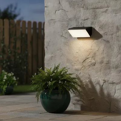 Productafbeelding van Wandlamp Zenon antraciet, AI-gegenereerde afbeelding