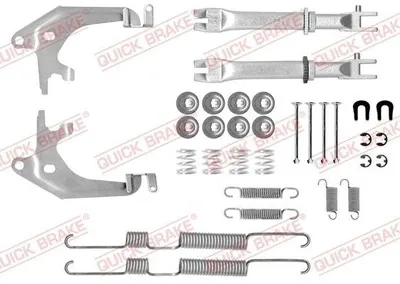 Produktbild von QUICK BRAKE Zubehörsatz Bremsbacken Zubehörsatz Bremsbacken 105-0730S Hinten für TOYOTA LAND CRUISER (PZJ7, KZJ7, HZJ7, BJ7, LJ7, RJ7)
