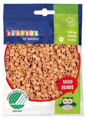 Produktbild von Playbox Bügelperlen Midi Beige 1000 Stück