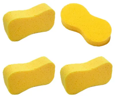 Obrázok produktu pre 4 kusy automobilových špongí, vhodné na umývanie áut, rozmer 22 x 11 x 4,5 cm