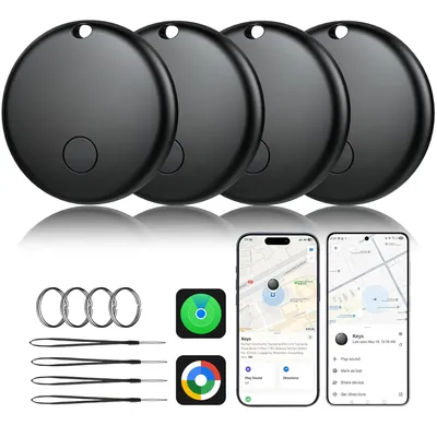 Produktbild von GPS-Tracker für Android & iOS-4 St AirTag SmartTag schlüsselfinder Bluetooth-Tracker Tracker Tags Key Finder Smarttag schlüsselfinder Luggage Suitcase
