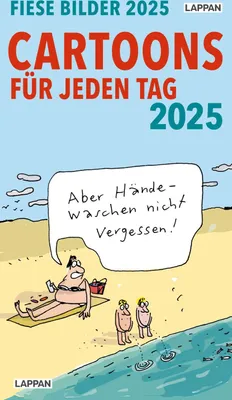 Produktbild von Fiese Bilder Cartoons für jeden Tag 2025: Tagesabreißkalender