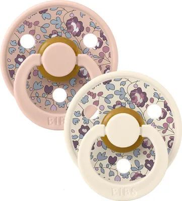 Obrázek produktu pro BIBS X LIBERTY Colour dudlíky z přírodního kaučuku 2ks vel. 2 Ivory / Blush