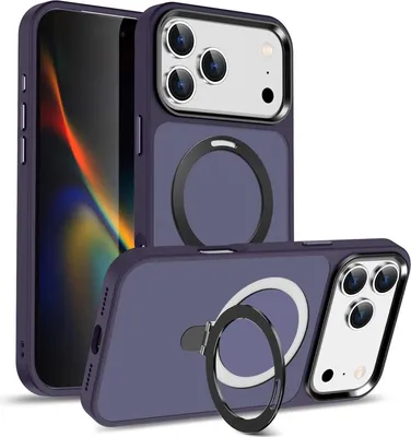 Obrázok produktu pre Hybridné puzdro pre iPhone 17 Pro kryt magnetický krúžok pre ochranný kryt MagSafe