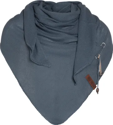 Produktbild von Knit Factory Lola Dreieckstuch - Granit - 190x85 cm