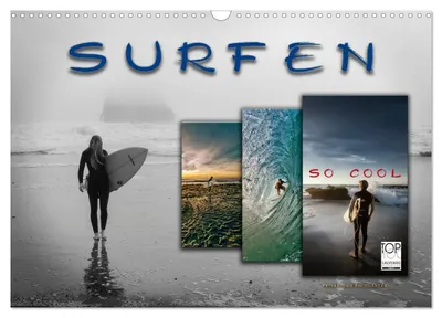 Produktbild von Surfen - so cool (Wandkalender 2027 DIN A3 quer), CALVENDO Monatskalender