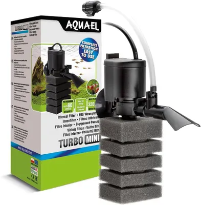 Productafbeelding van Aquariumfilter - binnenfilter voor zoetwateraquaria tot 80 liter - 320 l/u - 4,4 W - compact - instelbare stroming