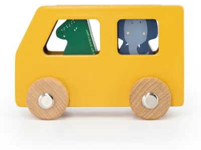 Produktbild von Trixie Holzspielzeug - Tierauto Set - - nachhaltig