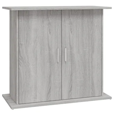 Zdjęcie produktu dla vidaXL Stojak pod akwarium szary Sonoma 81x36x73 cm Materiał drewnopochodny