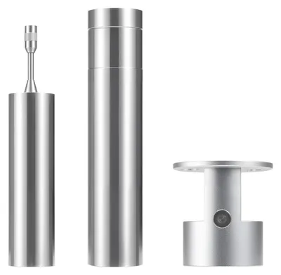 Produktbild von Spindeln/Rotoren für Rotationsviskosimeter - Ersatz-Spindel-Set - Mit Spindel Nr. 0 - Aus 304er Edelstahl - Für 1–80 cP - Kompatibel mit NDJ-5S/NDJ-8S/SNB-2T/LVDV-2T