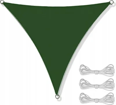 Produktbild von Zolta Sonnensegel Wasserdicht Sonnensegel Rechteckig 3,6x3,6 m - UV Schutz für Patio Garten Terrasse und Balkon Sonnenschutz - Dunkelgrün