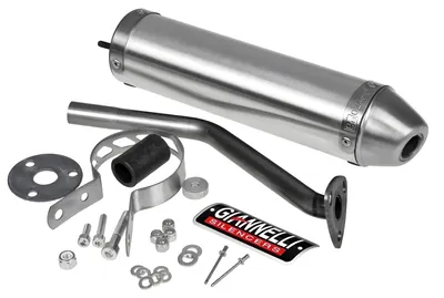Image de Silencieux Giannelli en aluminium, homologué (ABE), pour Rieju MRX 50 et Rieju MRX PRO 50