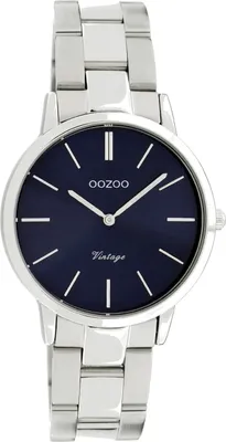 Productafbeelding van Oozoo - Dameshorloge - C20041 - Zilver, blauw