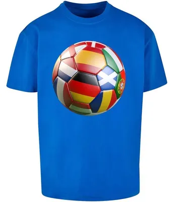 Image de Mister Tee - T-shirt pour homme « Footballs Coming Home Europe Tour » TN3671 (L) (bleu cobalt)