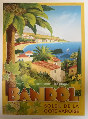 Imagen del producto de Bandol - Soleil de la Côte Varoise - Póster/Cartel de 30x40 cm