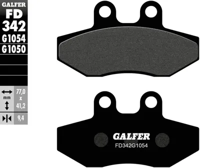 Immagine prodotto di Set di pastiglie freno GALFER "FD342", G1054 - Standard organico, anteriore