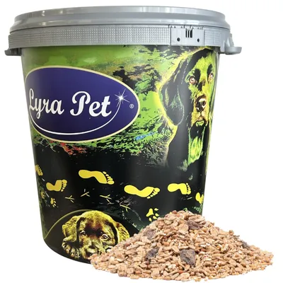 Produktbild von 10 kg Lyra Pet® Fettfutter in 30 L Tonne
