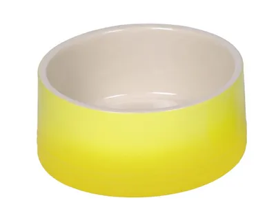 Produktbild von Nobby Keramik Napf Gradient gelb, Maße: 18 x 7 cm