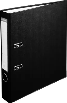 Produktbild von Exacompta 20x Ordner PP, + 2 Ringen, Rücken 50mm, 32x29cm A4, Schwarz, 915401B