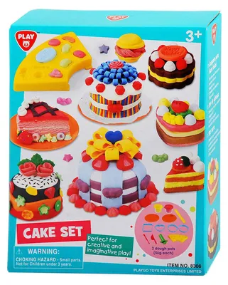 Image de Playgo Clay Set Cakes - 2 pots d'argile
