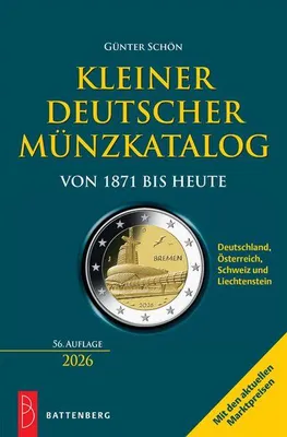 Obrázok produktu pre Kleiner Deutscher Münzkatalog von 1871 bis heute (56. Auflage 2026)